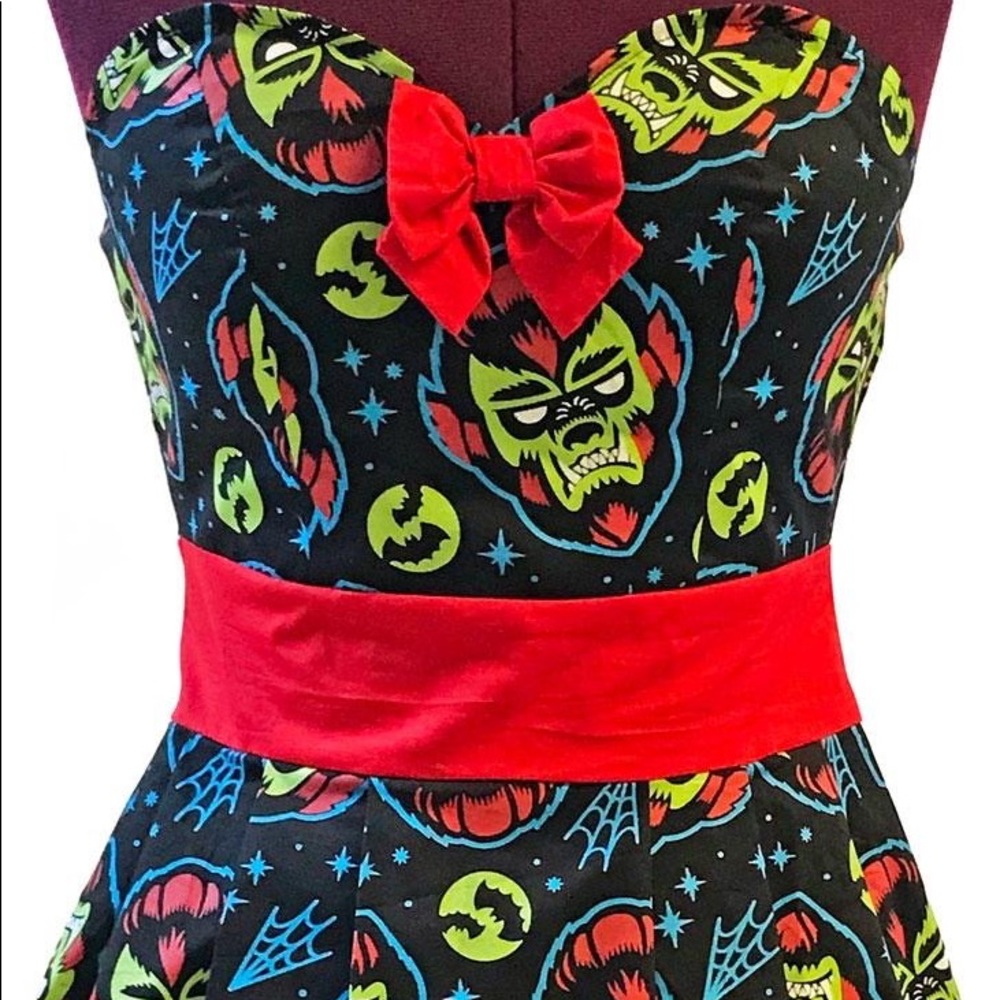 *SOLD* Wolfman Party Dress - Picture 3 of 4
